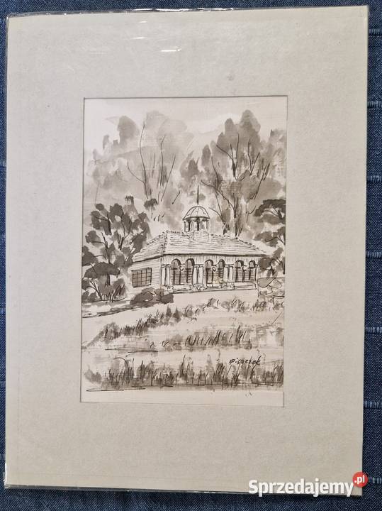 Komplet dwóch OBRAZÓWRYSUNKÓW Andrzeja Piszczka Lublin sprzedam