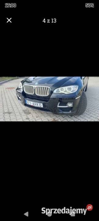 Bmw x6 2013 diesel czarna perła BMW Wolbrom