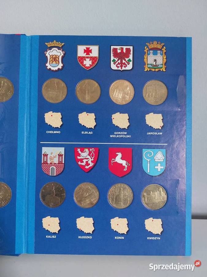Historyczne miasta w Polsce na monetach wielkopolskie Poznań sprzedam