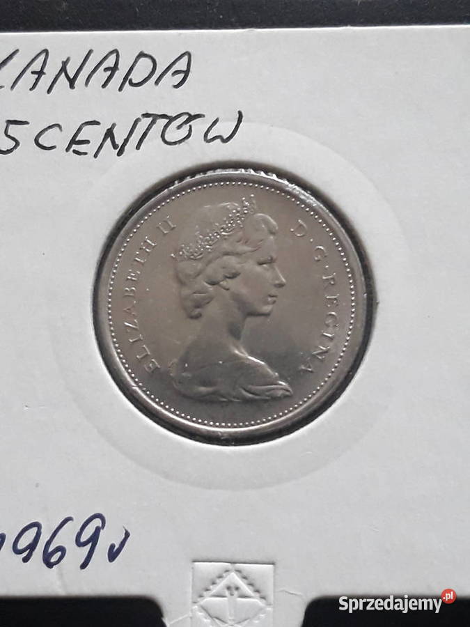 25 Centów Kanada 1969 r Konin