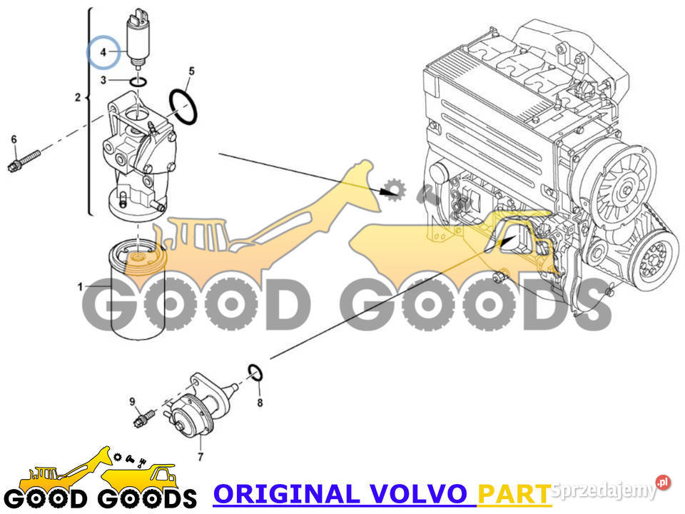 VOLVO CEWKA REGULATORA PALIWA 15185105 2905388 Władysławów