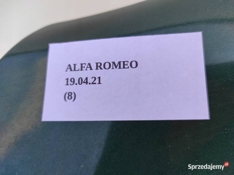 BŁOTNIK LEWY PRZEDNI ALFA ROMEO 147 937 3D Karoseria wielkopolskie Nowy Tomyśl sprzedam