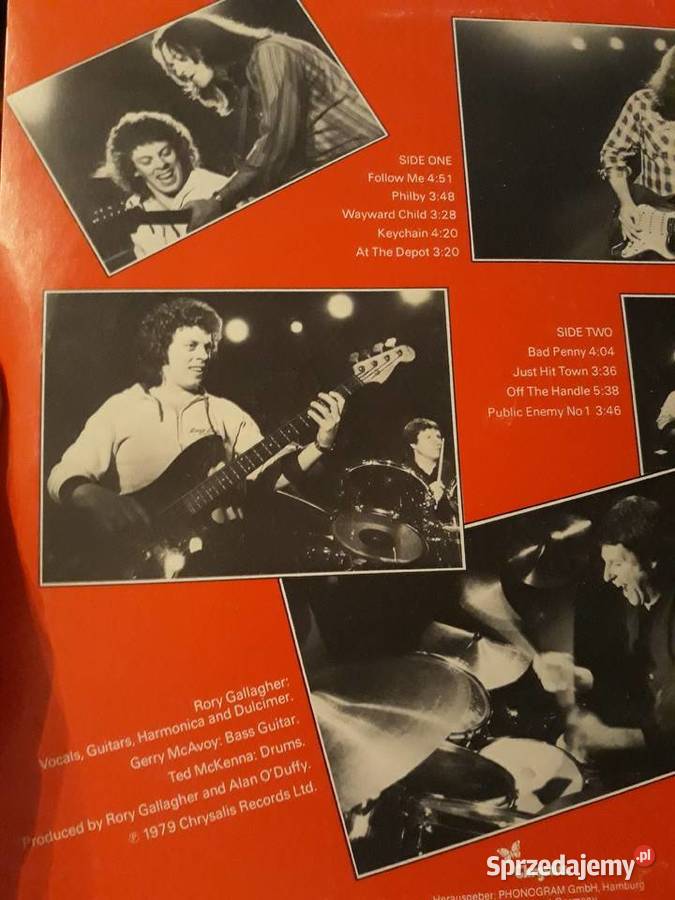 RORY GALAGHER Top Priority Chrysalis 1979