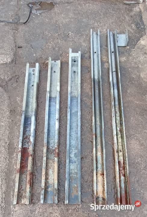 Słupki barier drogowych ocynkowane różne Pozostałe wielkopolskie