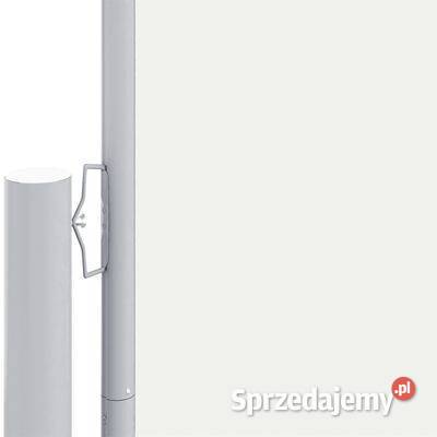 vidaXL Zwijana markiza boczna kremowa 200 x 600