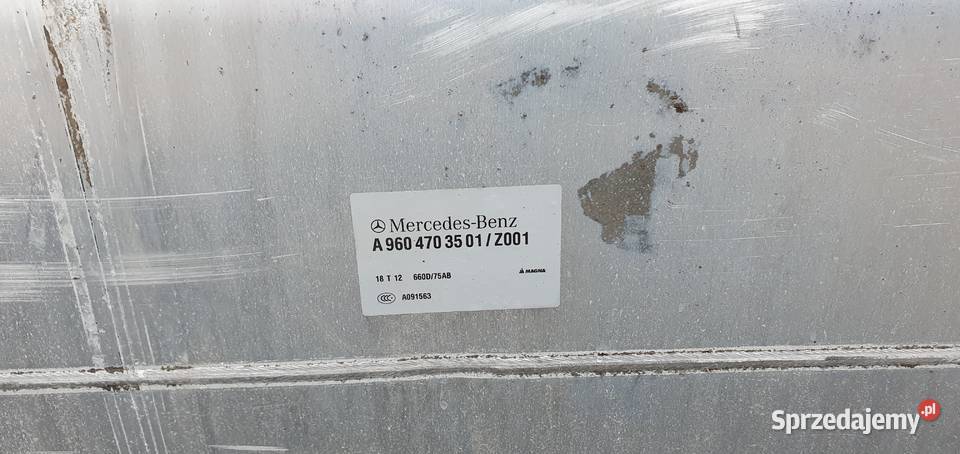 ACTROS ZBIORNIK PALIWA 660 LITRÓW AD BLUE Bieleń