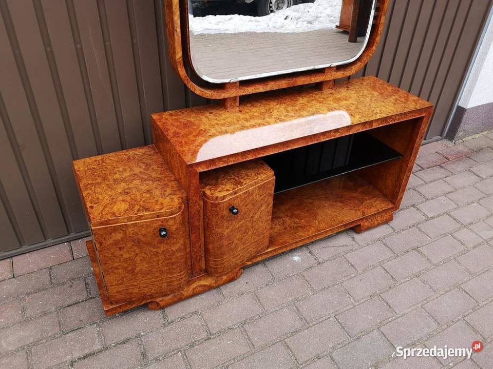 Toaletka Art Deco Politura OrzechUnikat Stara Swarzędz