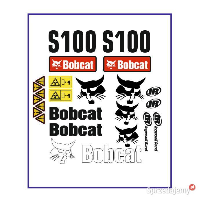 Naklejki Bobcat S100 Miniładowarka ładowarka kujawsko-pomorskie