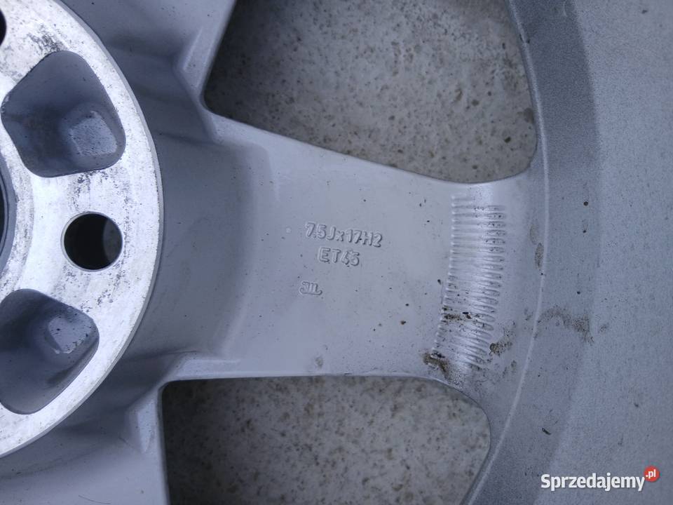 Felga Aluminiowa 4F0601025E Audi A4 B6 75Jx17 Szczerbice