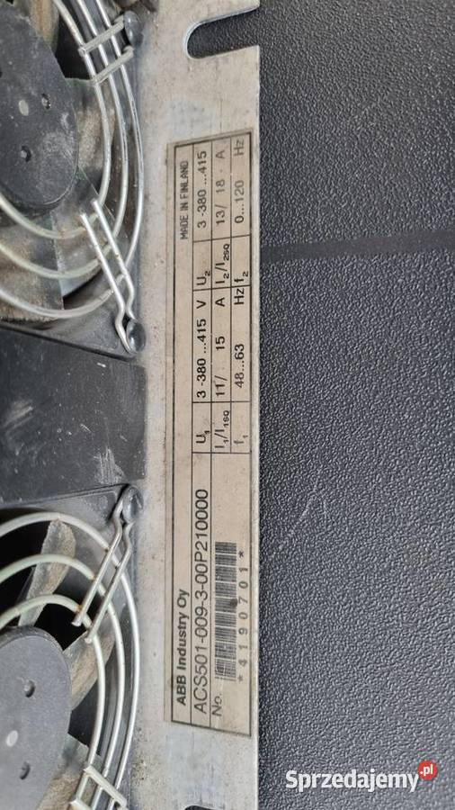 FALOWNIK ABB ASC501 75kW Karsin