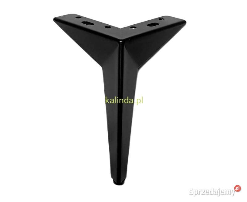 Gwiazda noga metalowa narożna h190 czarna Katowice