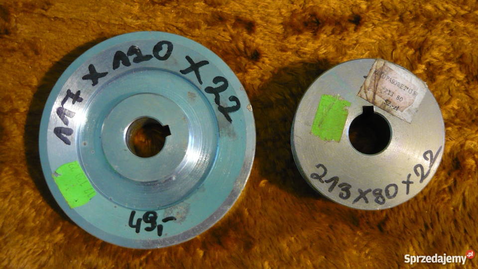 Koło pasowe szajba 117x120x22 213x80x22 Sokółka sprzedam