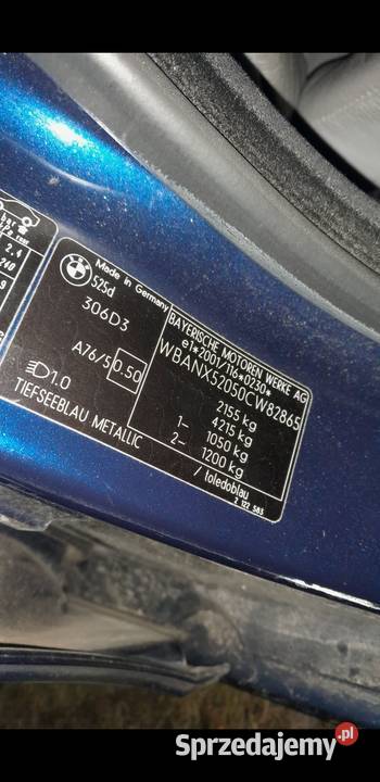 BMW E60 lift cała na części lubelskie Lublin