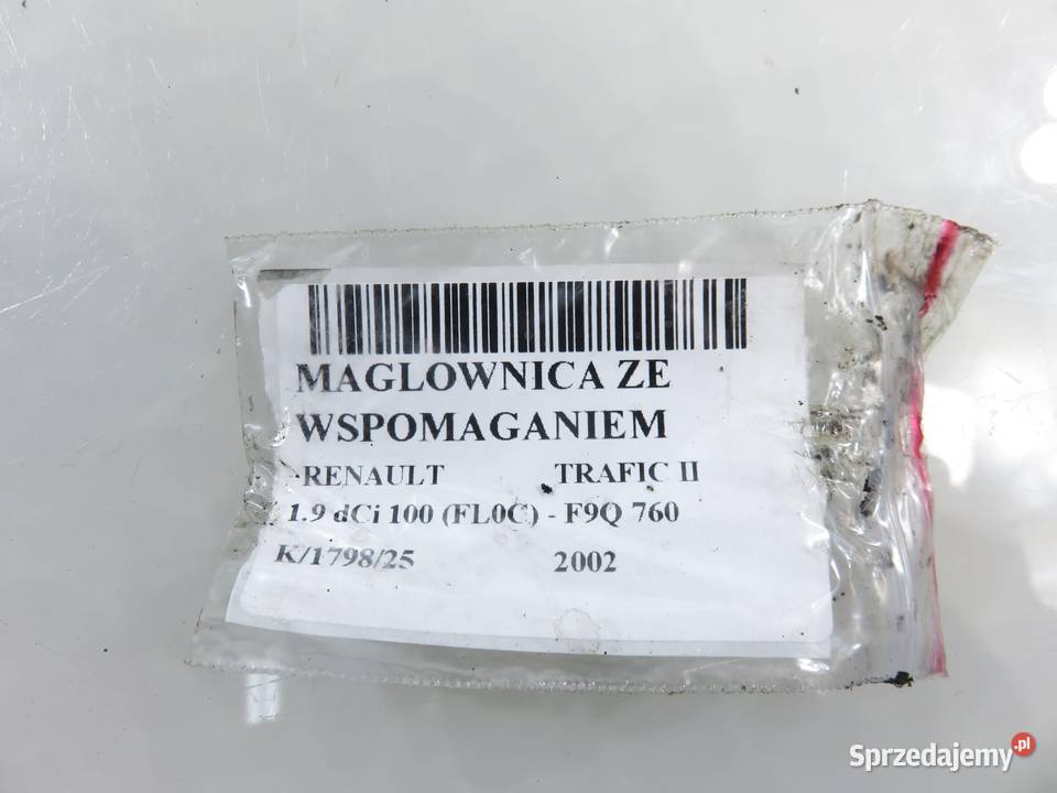 MAGLOWNICA RENAULT TRAFIC II F800001015 sprzedam