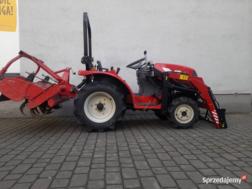 Traktorek mitsubishi glebogryzarka kubota