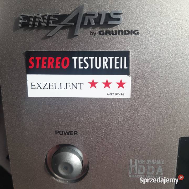 Wieża z lat 90ychGRUNDIG 4 elementy FineArts Pro Sławno sprzedam