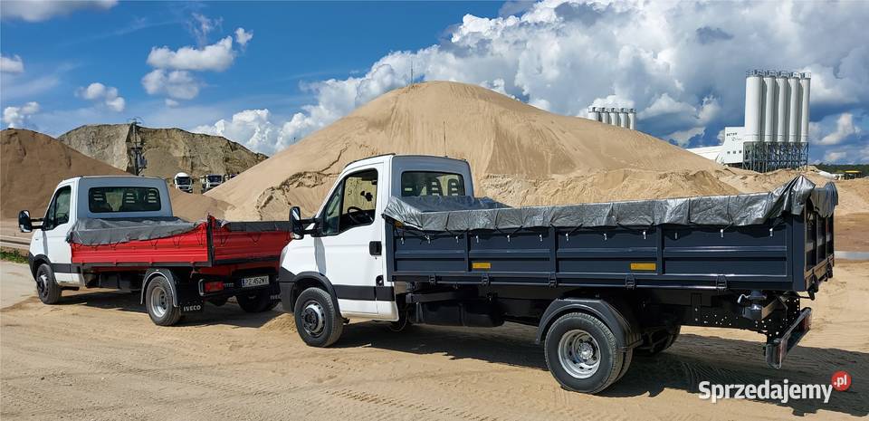 Kia Iveco wywrotka usługi transportowe ziemia Poznań