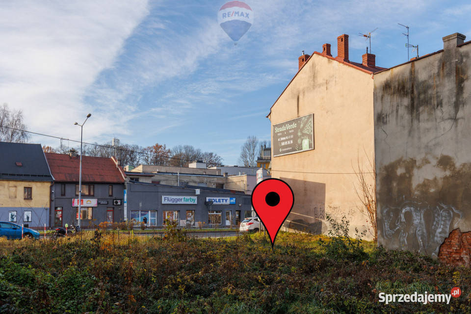 Działka pod zabudowę usługowohandlowomieszkalną Sprzedaż śląskie Bielsko-Biała