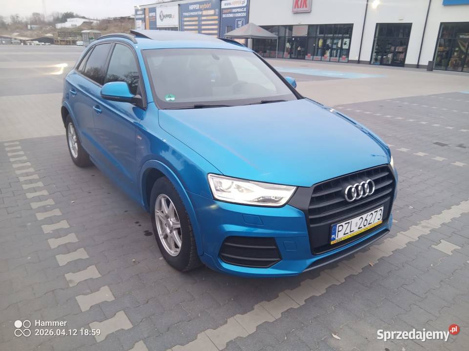 Audi Q3 2016r 2x sline manual panorama hak skóry nieuszkodzony Jastrowie