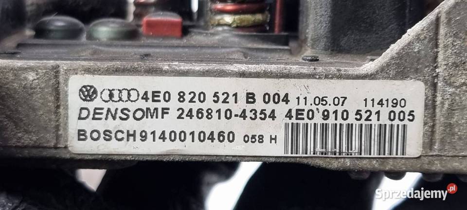 REZYSTOR AUDI S8 D3 4E0820521B Lipno