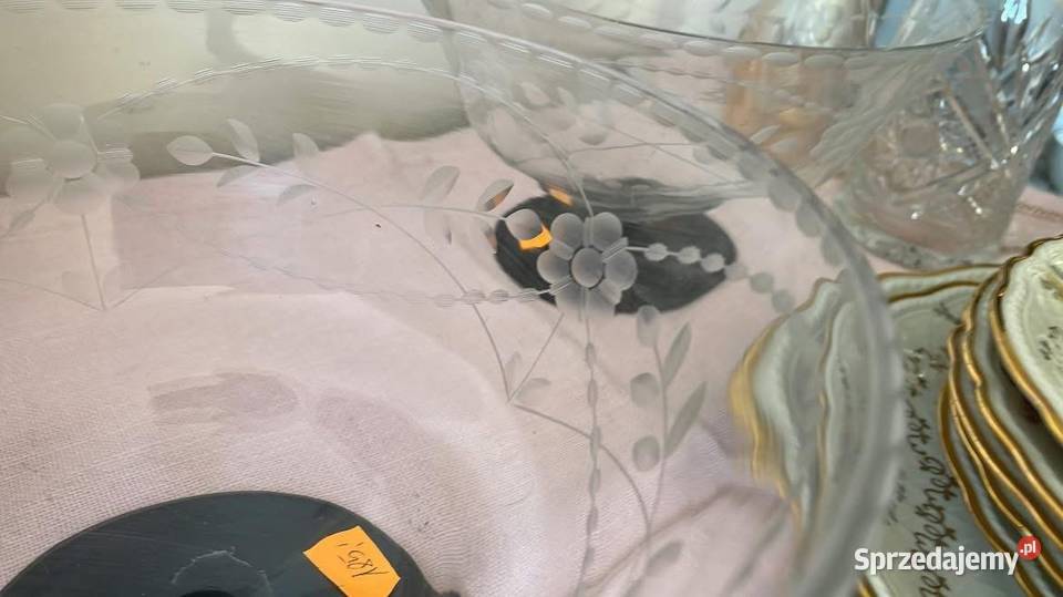 Patera miska ze szkła kryształowego Gdańsk sprzedam