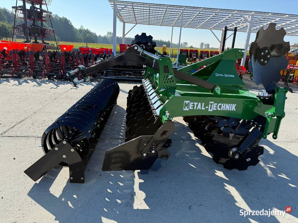 04 Brona talerzowa MetalTechnik 30m wał daszkowy Żnin sprzedam