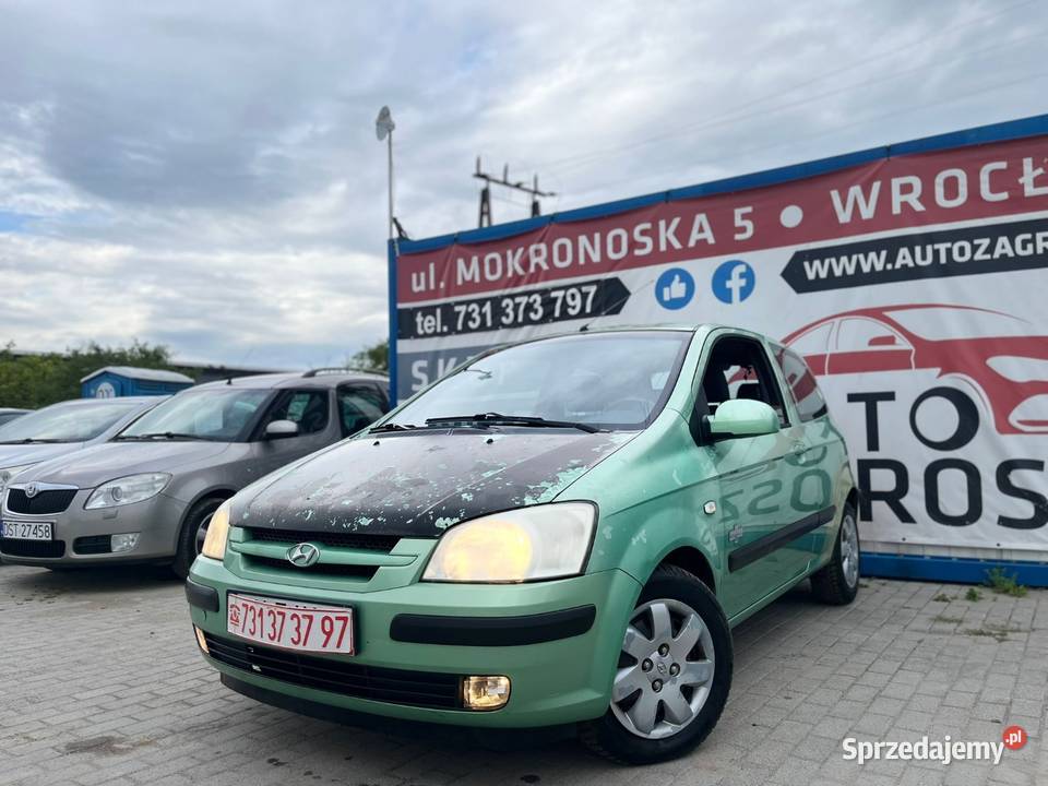 Hyundai Getz 14 Benzyna Klimatyzacja 114 Zamiana Wrocław