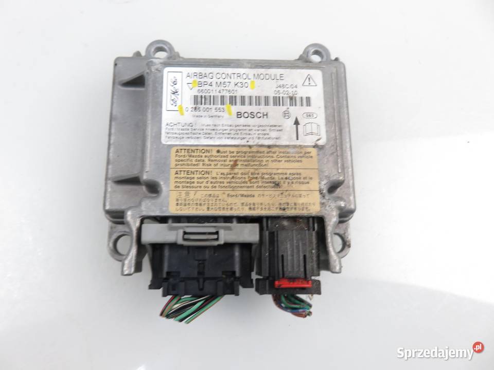 MODUŁ AIRBAG MAZDA 3 BP4M57K30 0285001553