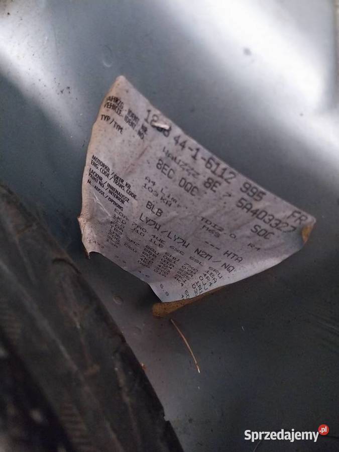 Maska Audi A4 B7 podkarpackie Krosno