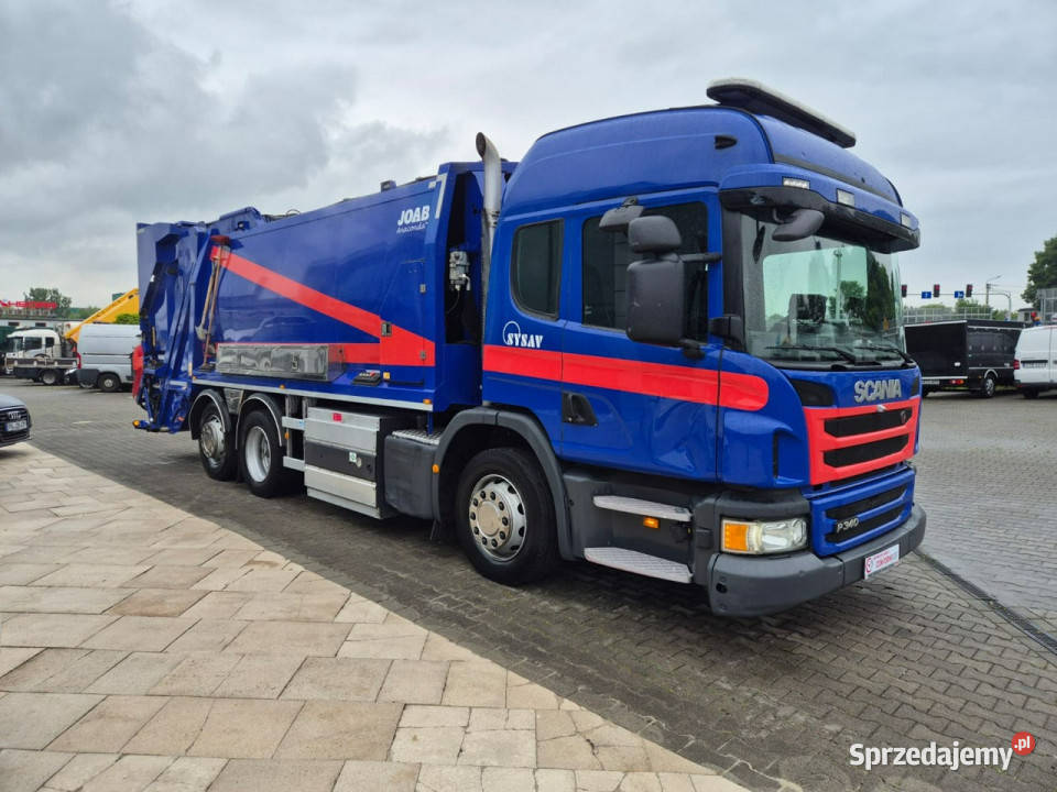 Scania P340 LB 6X2 ŚMIECIARKA 2 KOMORY JOAB śląskie