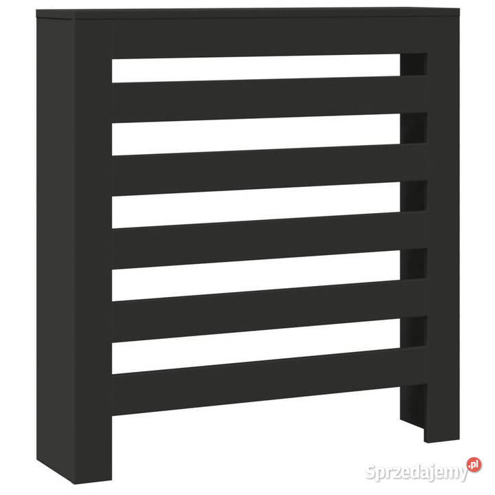 Osłona na grzejnik czarna 78x20x82 materiał mazowieckie Warszawa
