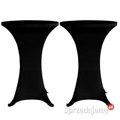 Pokrowce na stół barowy 60 czarne elastyczne 4 Warszawa