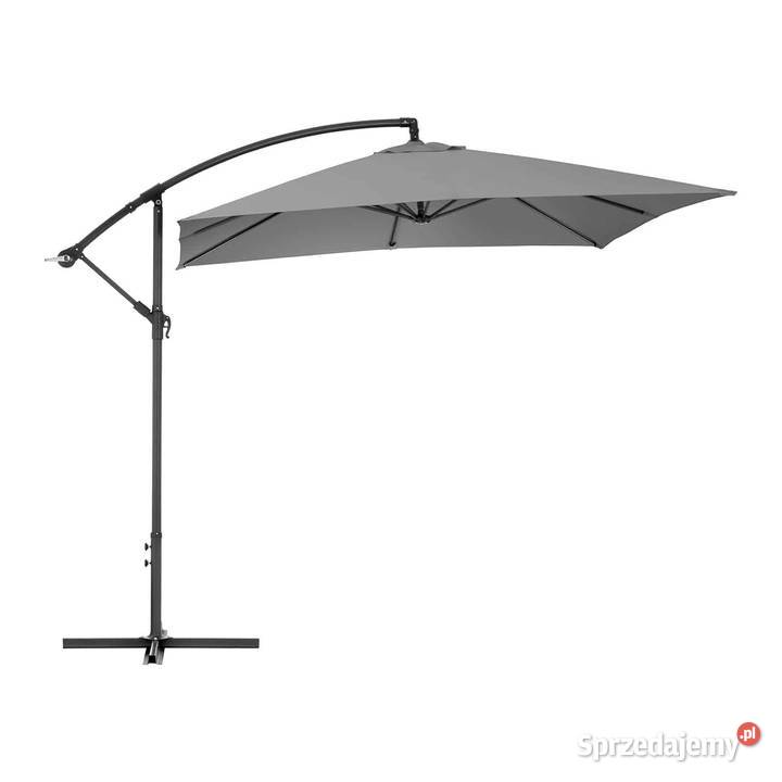 PARASOL OGRODOWY WISZĄCY ciemnoszary kwadratowy Warszawa