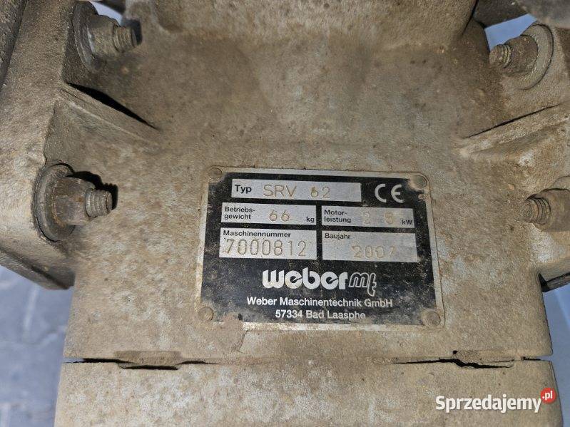 Skoczek stopa Weber SRV 63 Wacker BS60Y Krobia