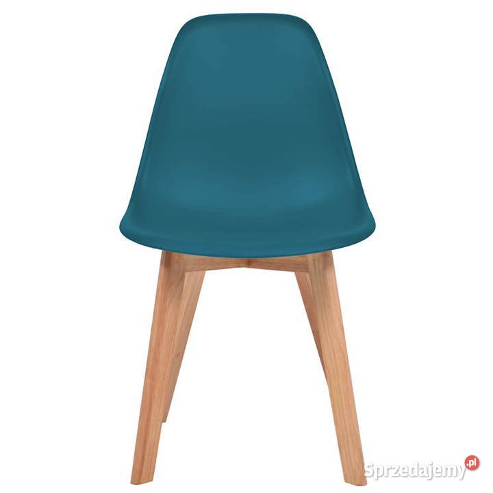 Krzesła stołowe 4 turkusowe plastikowe244781 Warszawa