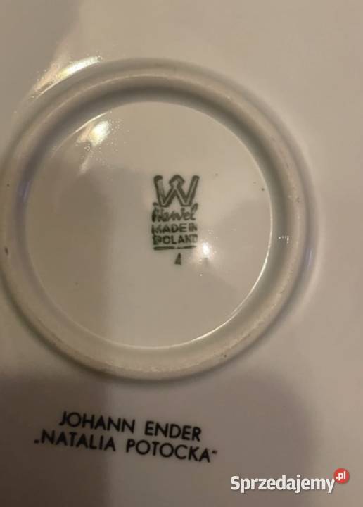 Patera talerz porcelana Wawel Natalia Potocka Porcelana i szkło Wałbrzych