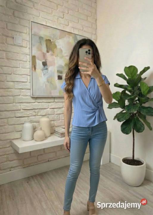 Elegancka bluzka Pieces XS SM krótki Bytom