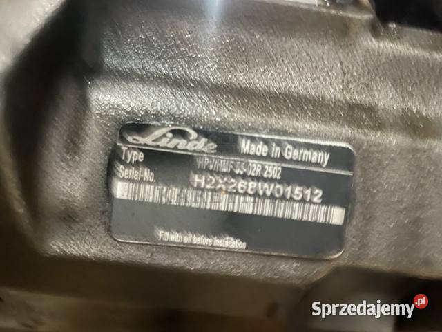 Linde HPVHMF5502R2502 26830100022 Części i osprzęt rolniczy Jastrzębniki
