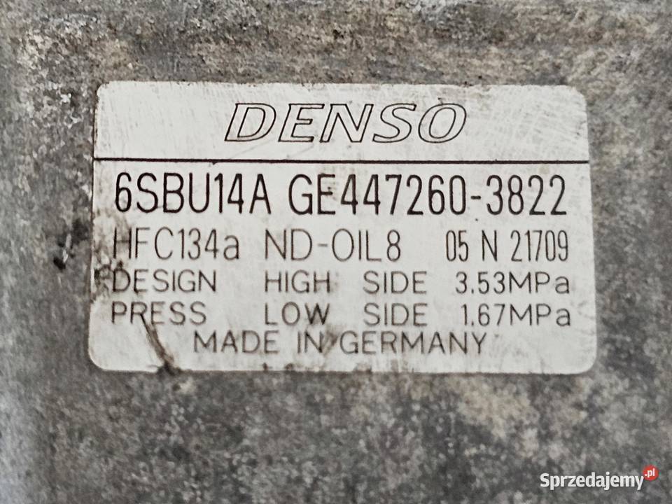 BMW 3 5 20 D N47D20C 184 EURO 5 sprężarka osobowe
