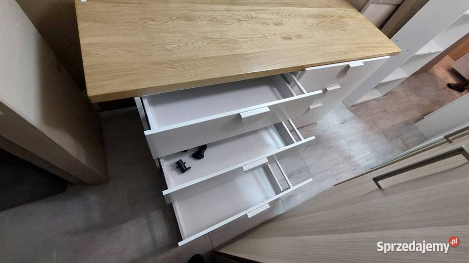 Duża komoda 6 szuflad 186cm