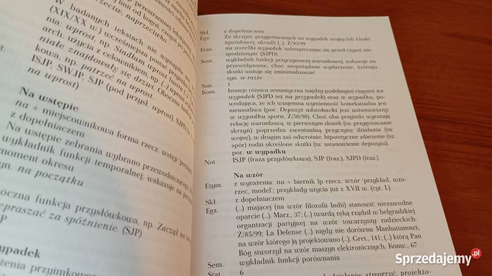 Słownik polskich przyimków wtórnych Beata Podręczniki Gdańsk