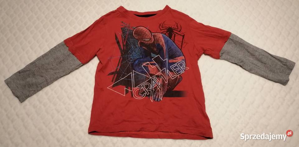Koszulka długi rękaw Marvel 110 SpiderMan Odzież 4 lata+ Czeladź