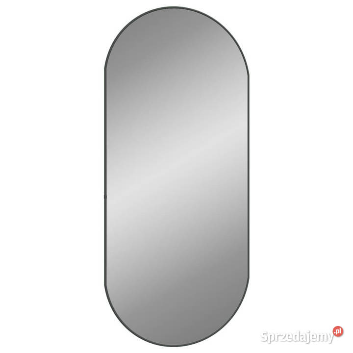Lustro ścienne czarne 100x45 owalne WM348208 Warszawa