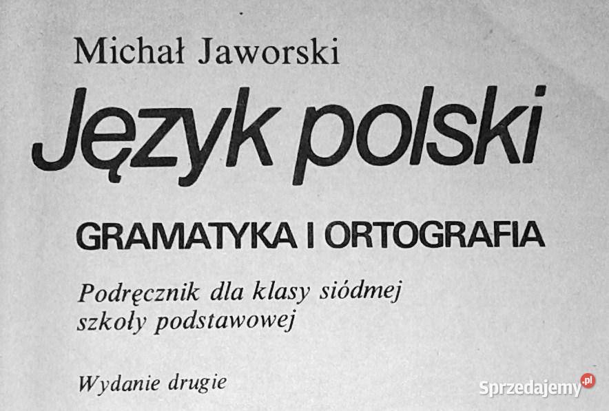 Język polski 7 Gramatyka i ortografia Krzystzof lubelskie Chełm sprzedam