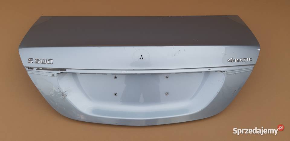 MERCEDES SKLASA W222 S500 KLAPA BAGAŻNIKA TYŁ Bieleń sprzedam