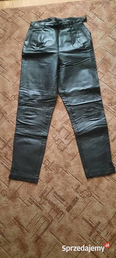 Spodnie skórzane czarne Lublin