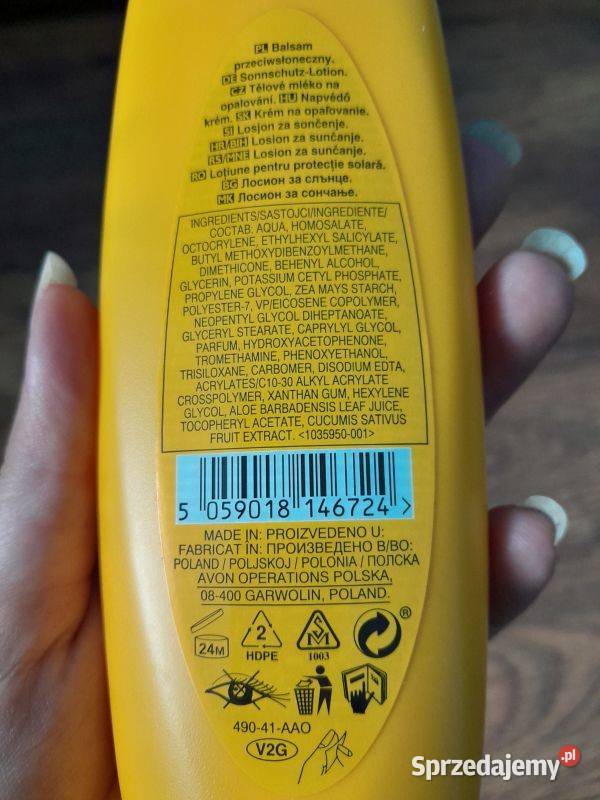 Balsam przeciwsłoneczny Avon Care Sun 150ml śląskie