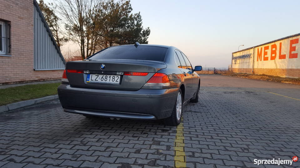 E65 Zarejstrowany Anglik szary Seria 7 Samochody osobowe lubelskie