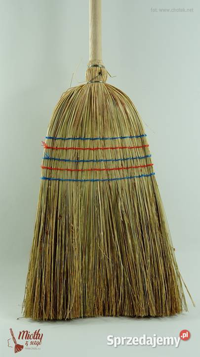 Miotła sorgo na kiju 5X szyta Ułęż