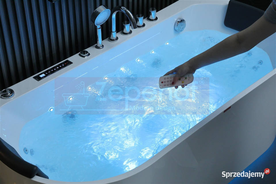 Wanna z hydromasażem EBX802 prostokątna Grabówka